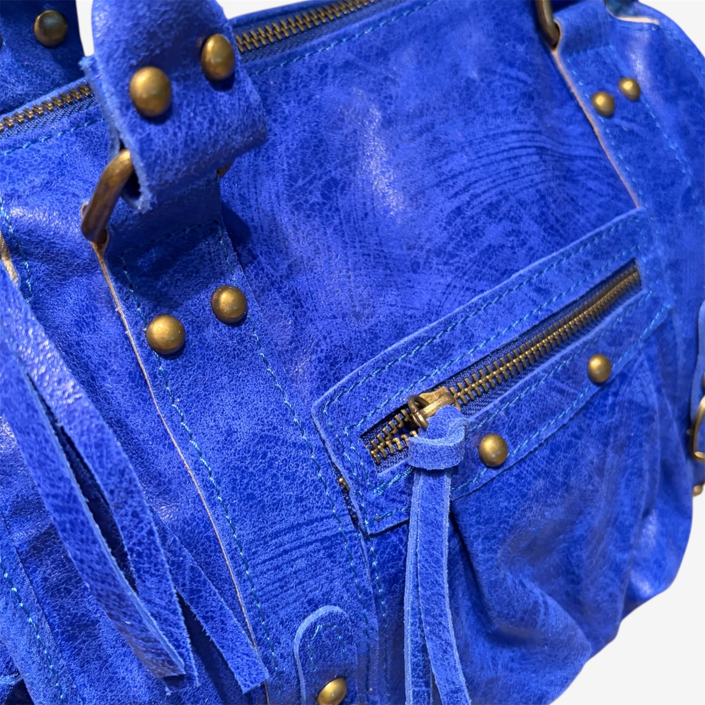 Medium bag cobalt blue