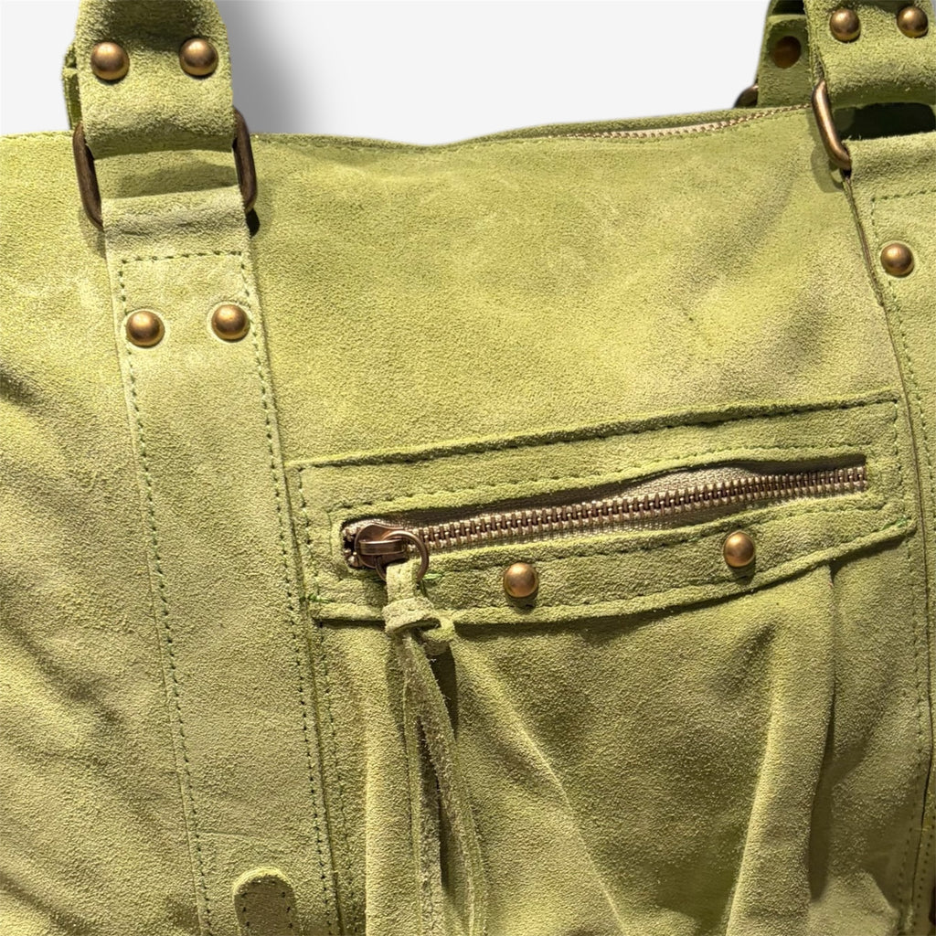 Back to school suede kiwi