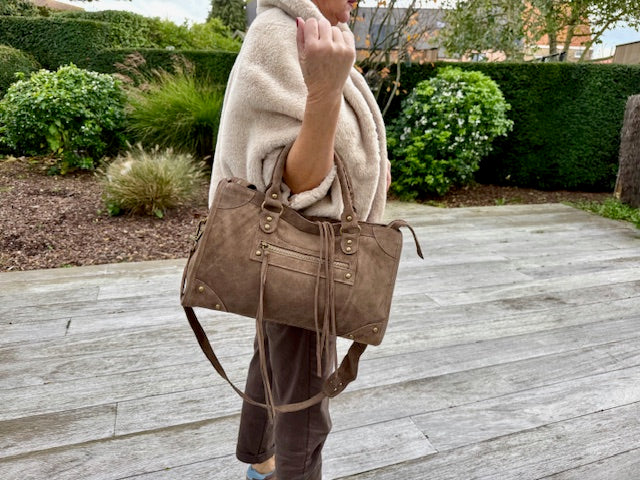 french bag beige/brun