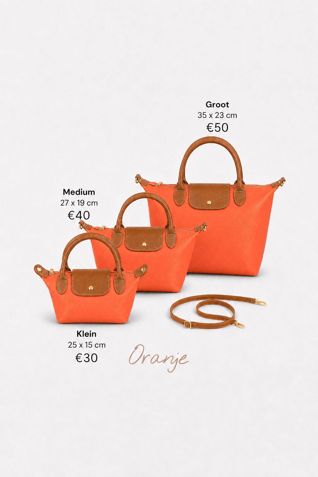 bag noé orange M