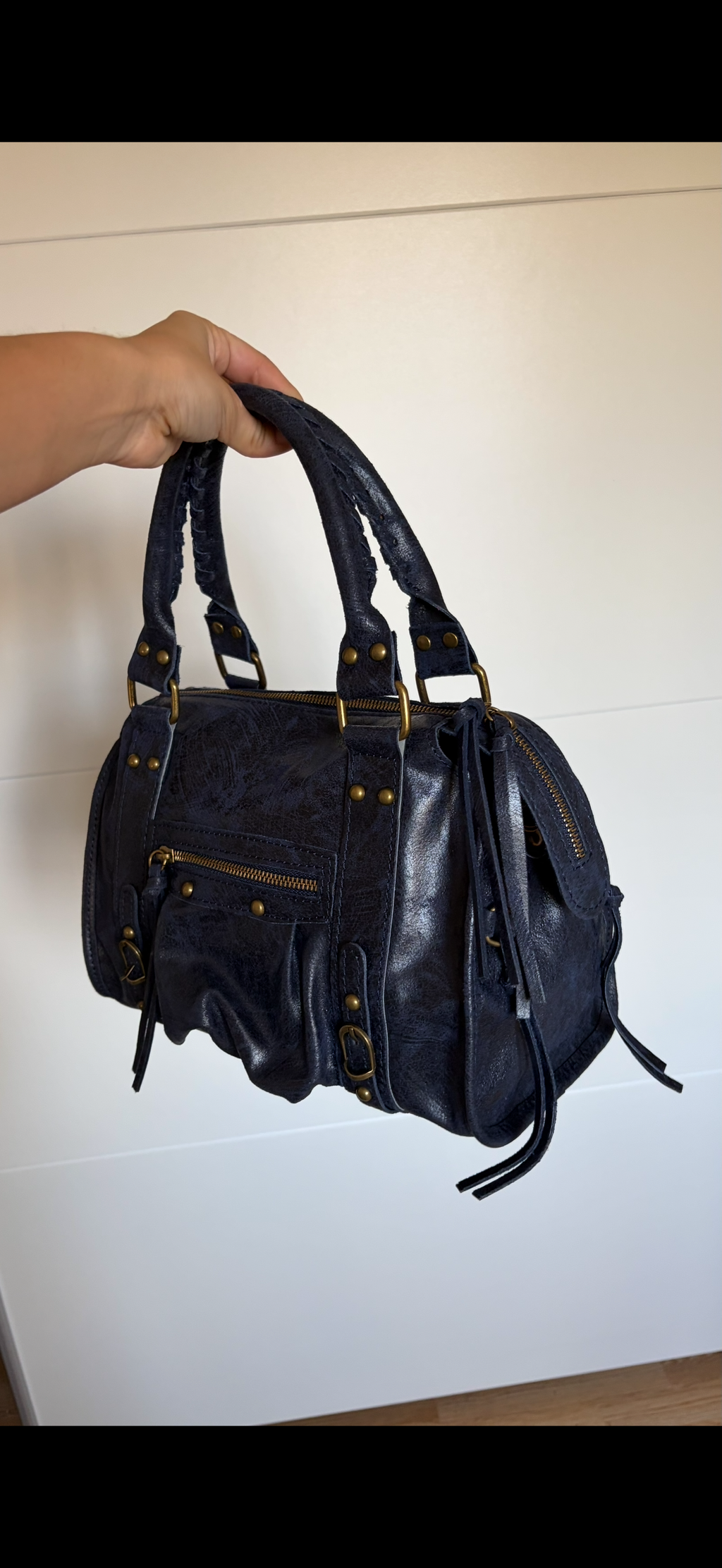 mini bag dark blue