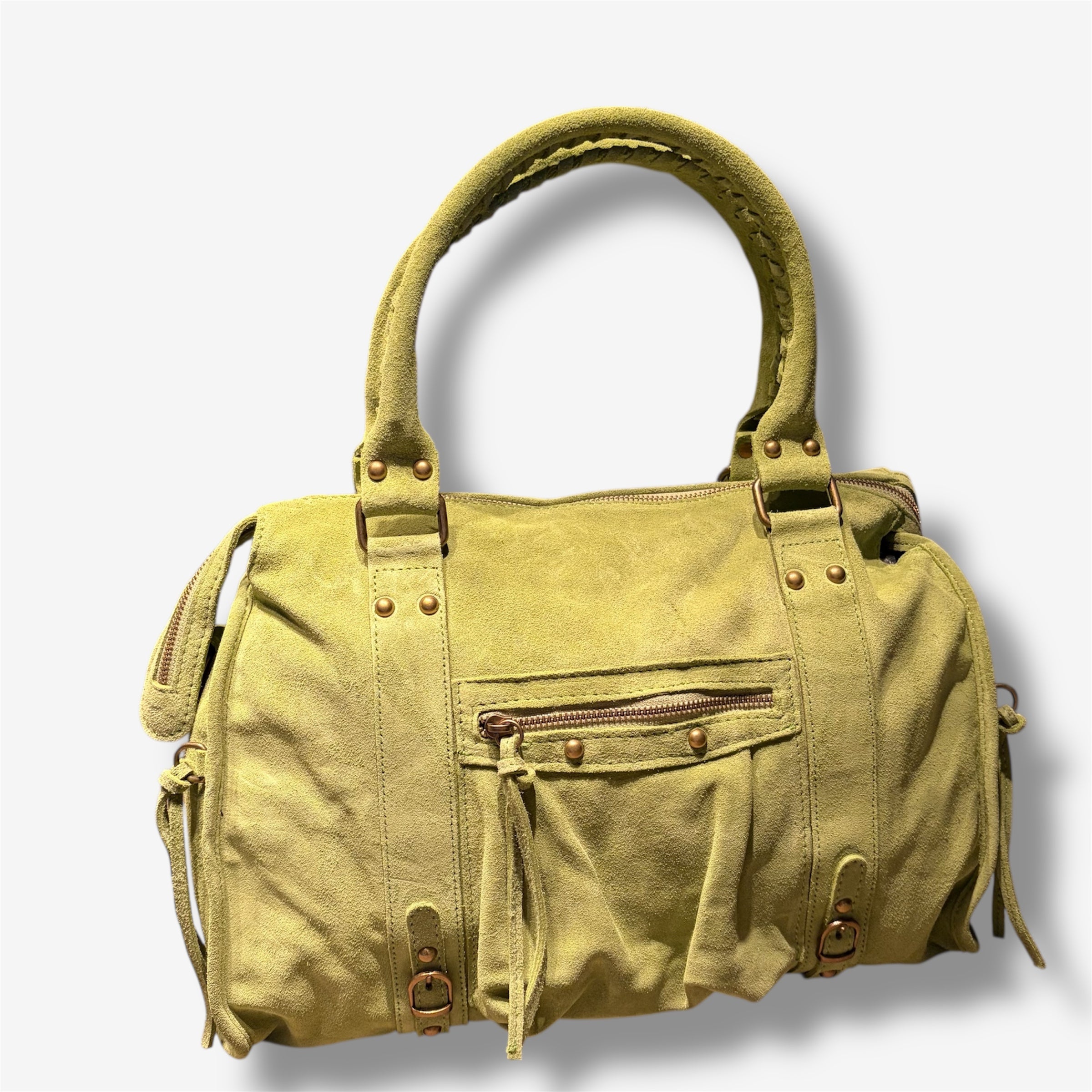 Back to school suede kiwi