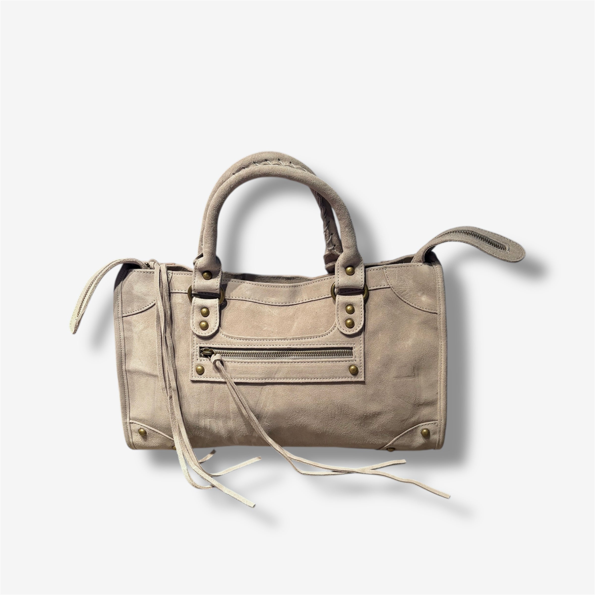 french bag light grey