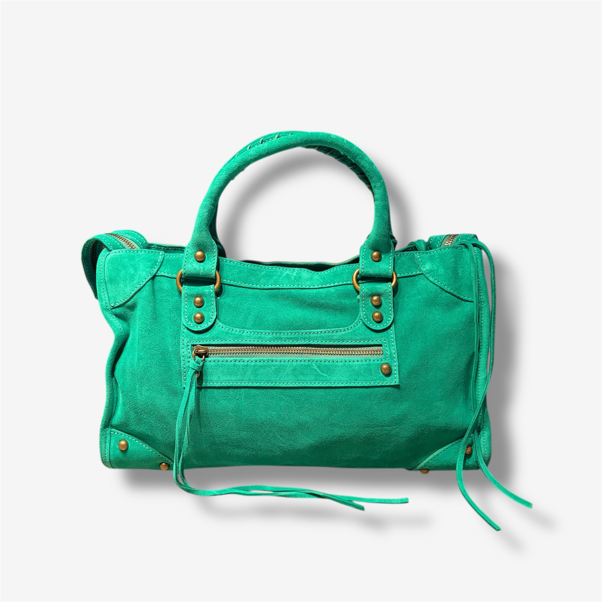 french bag frog green