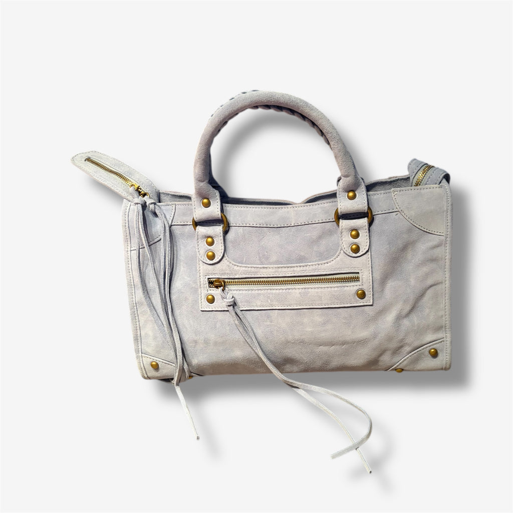 French bag light blue