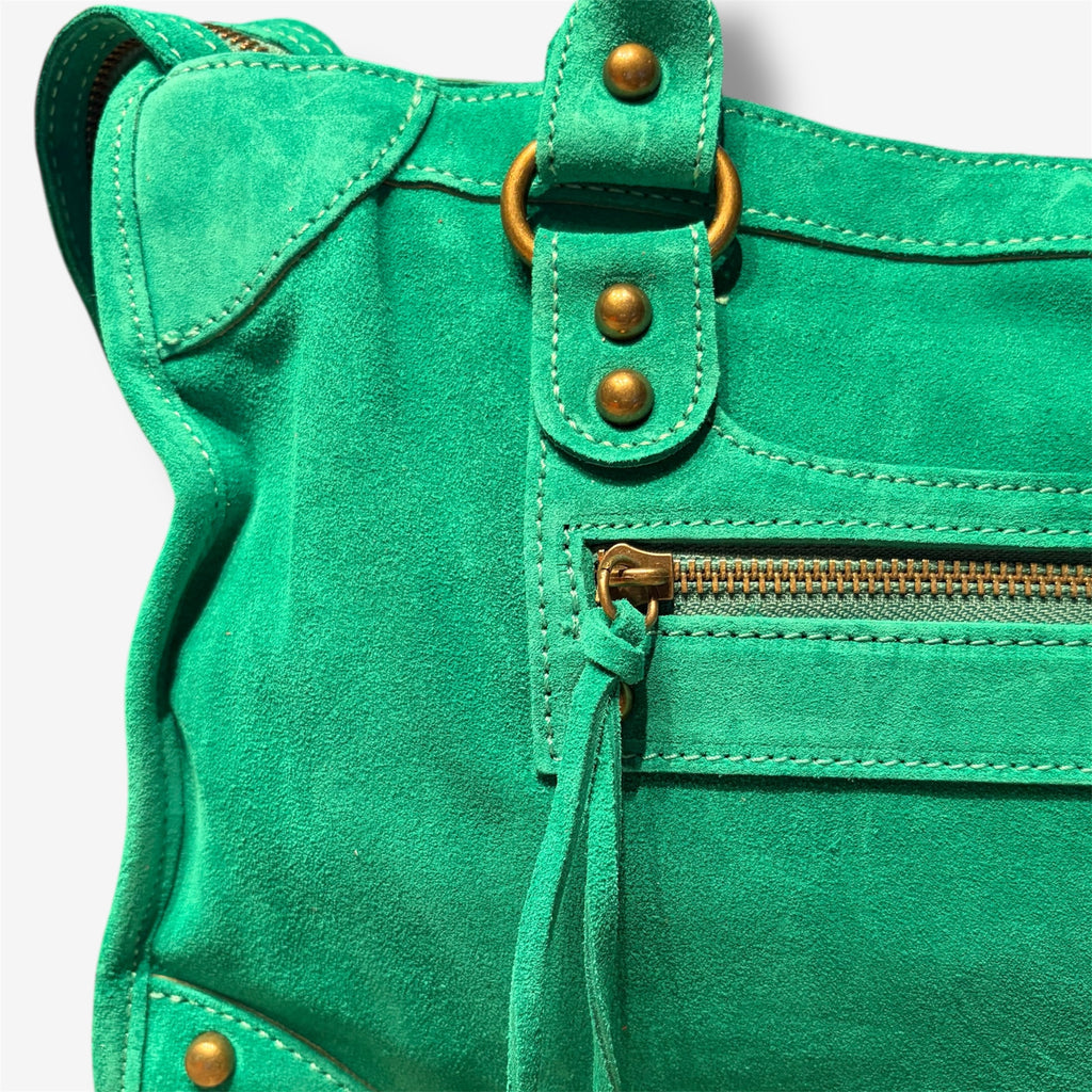 french bag frog green