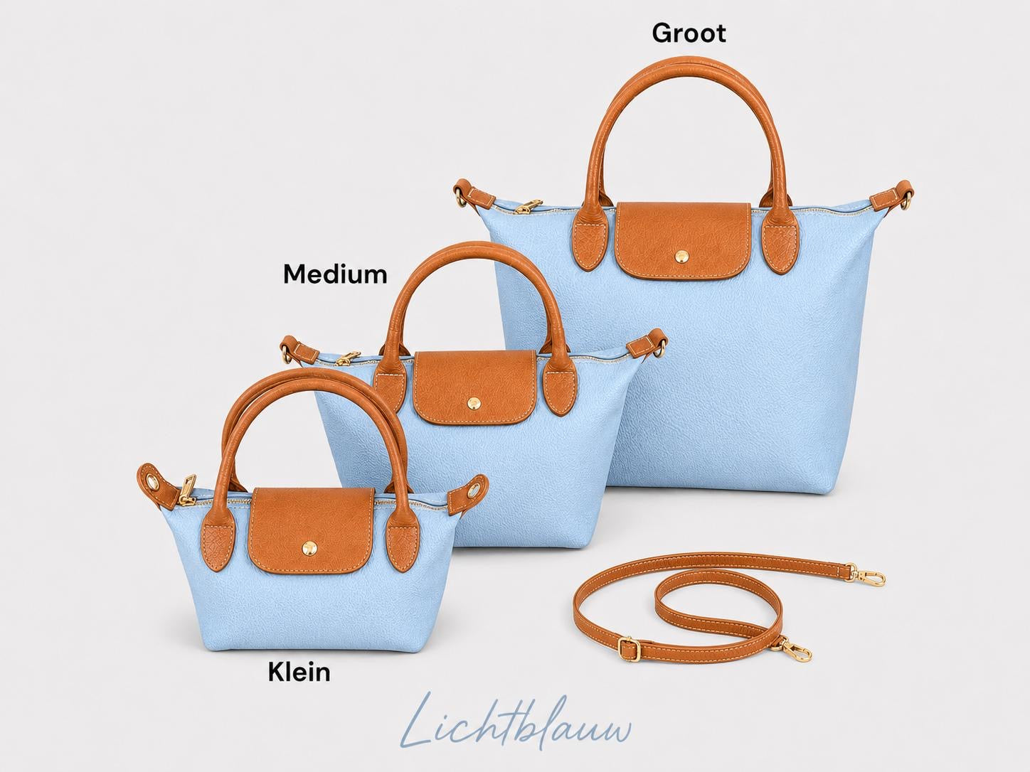 bag noé light blue M
