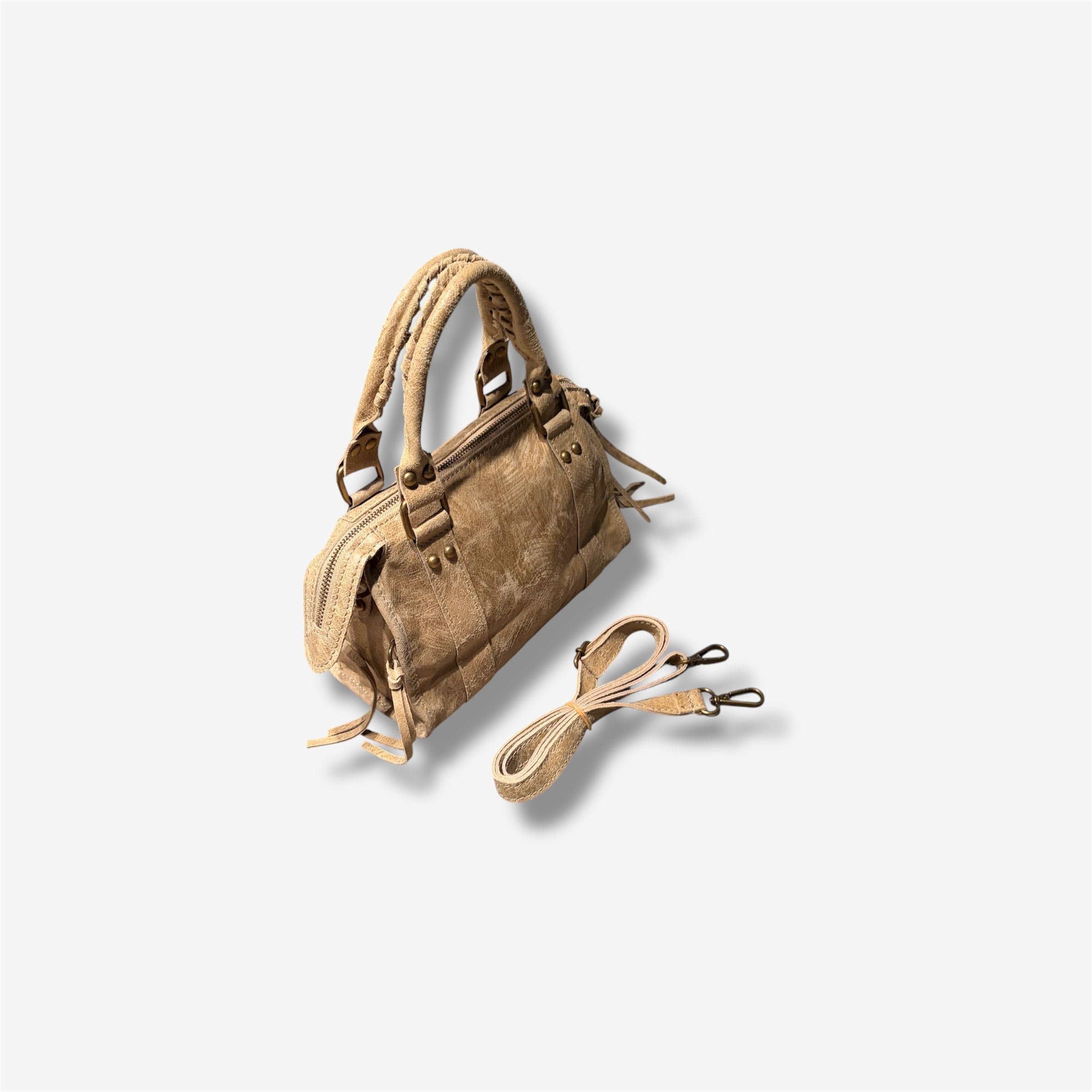 mini bag light taupe
