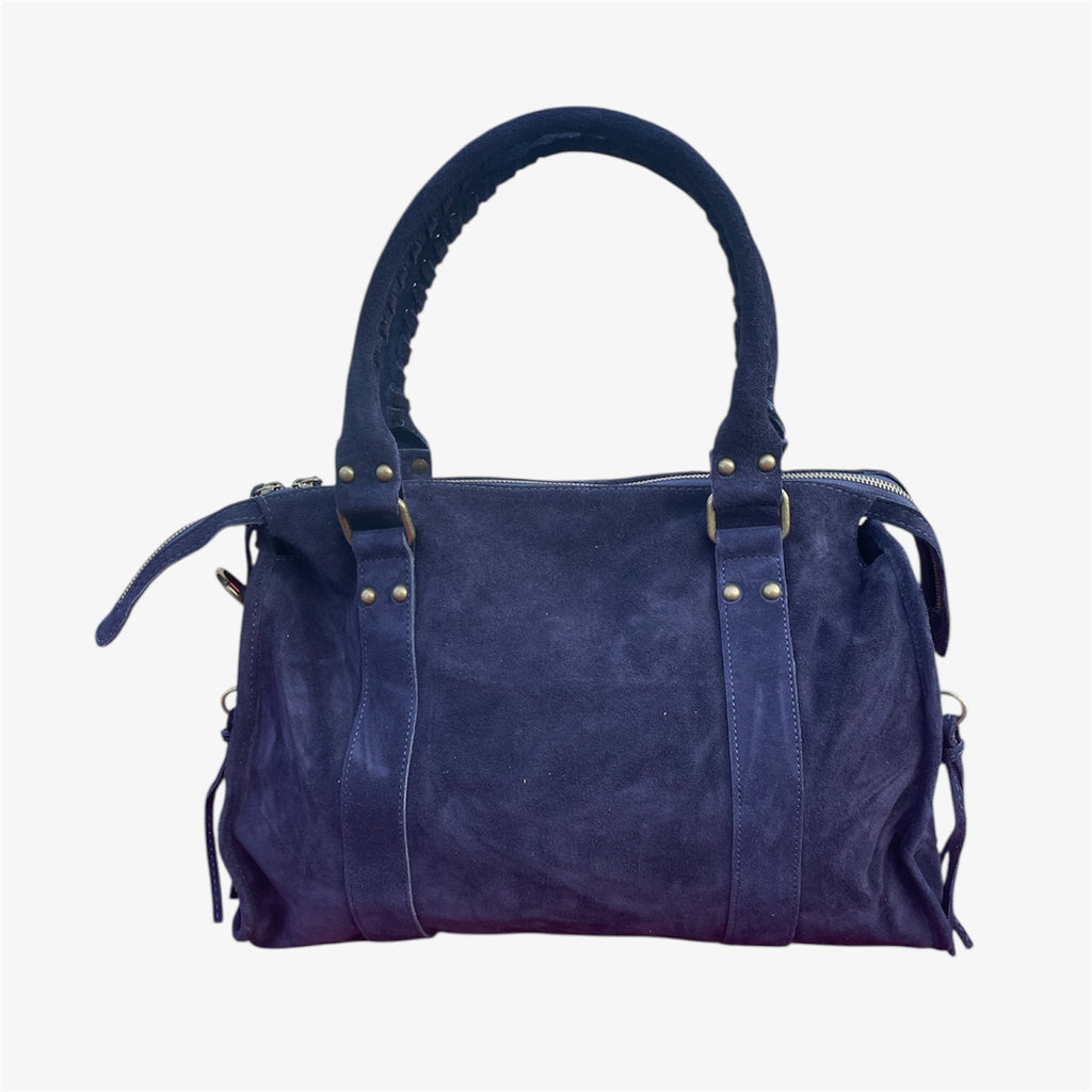 Back to school suede dark blue