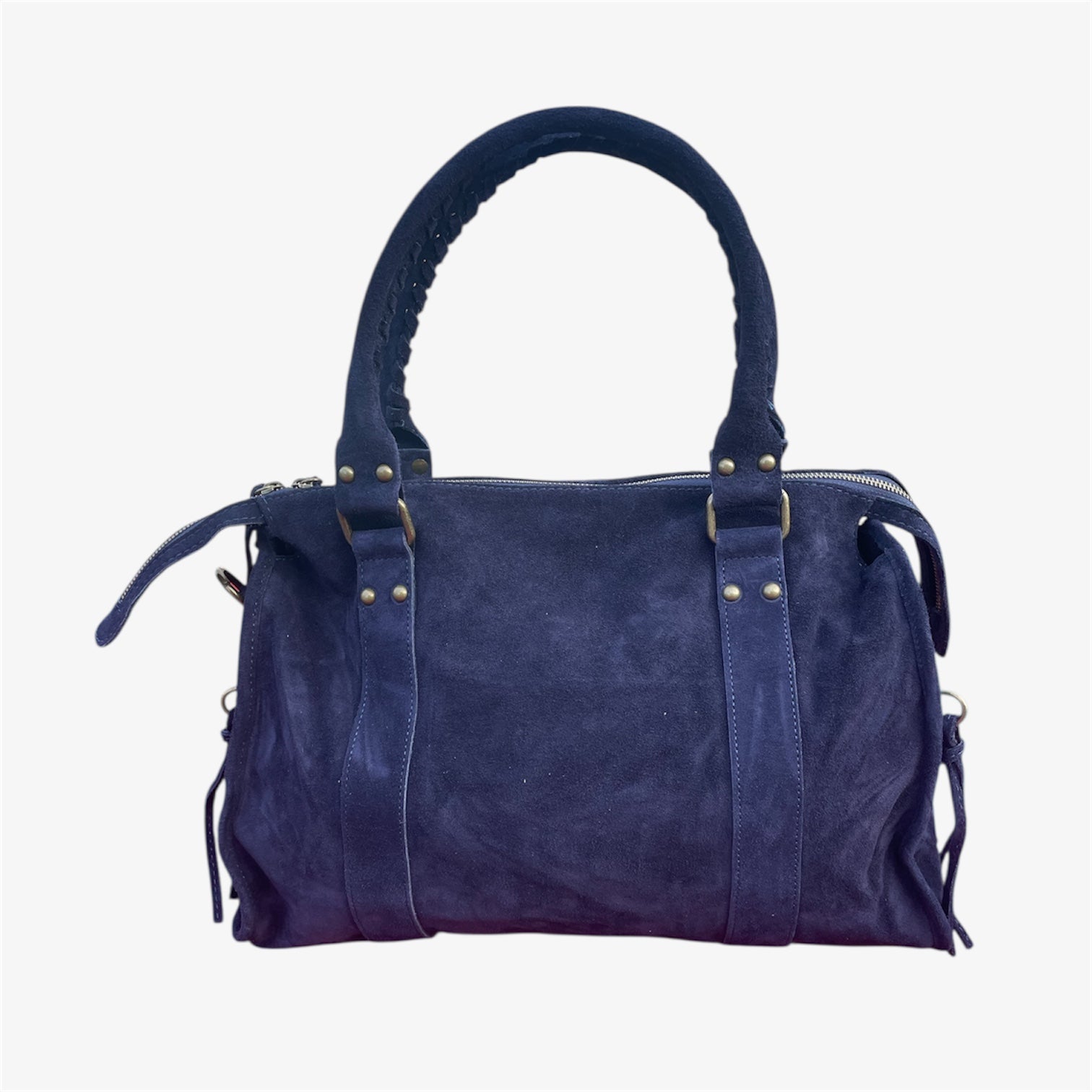 Back to school suede dark blue