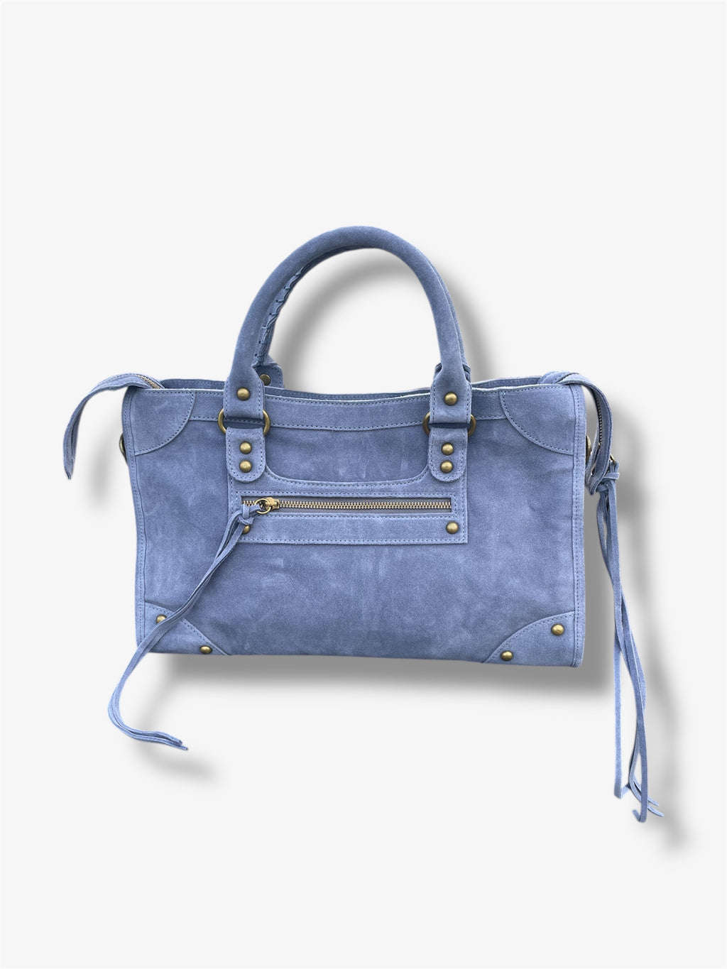french bag jeans blue