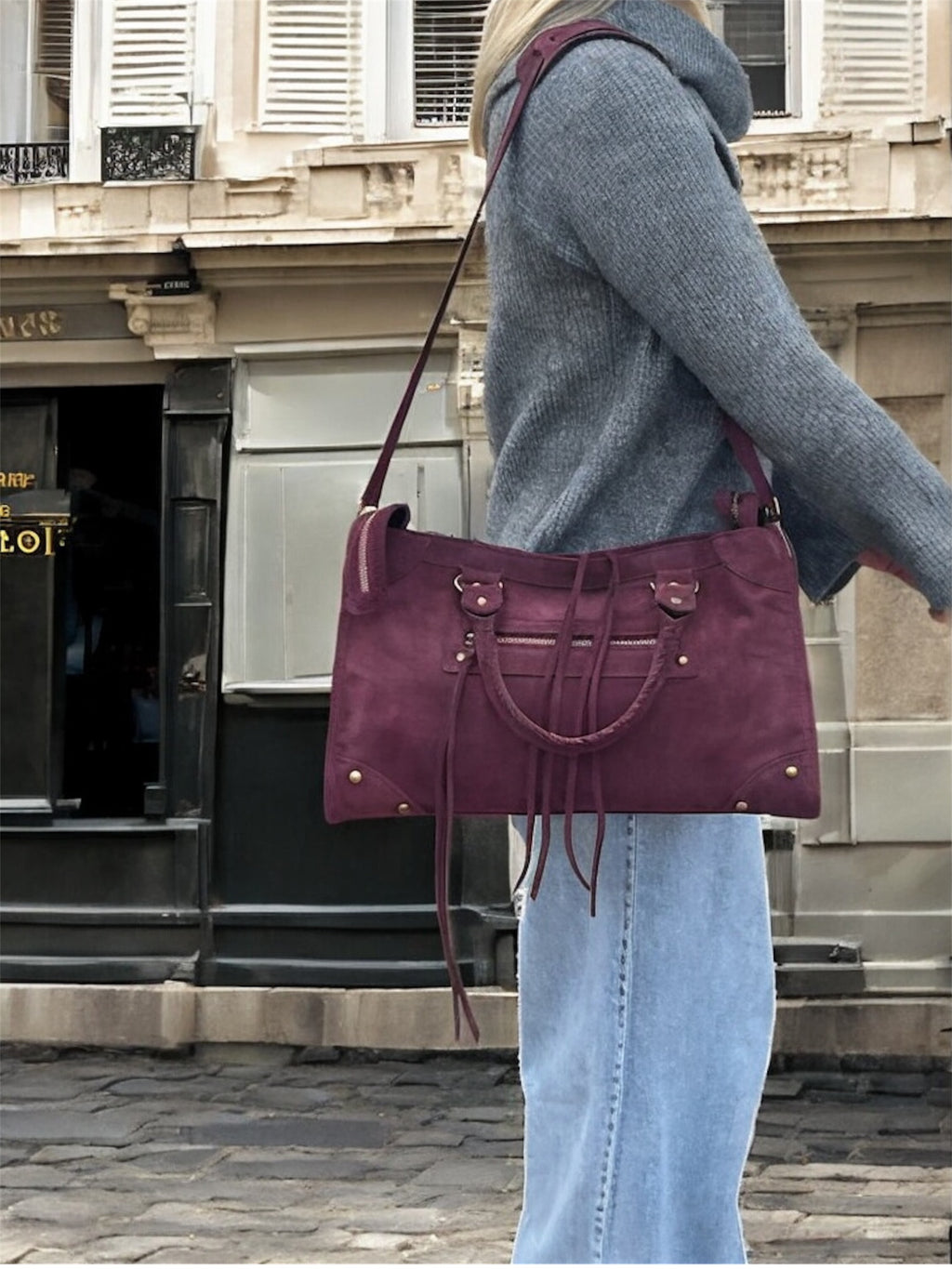 French bag bordeaux