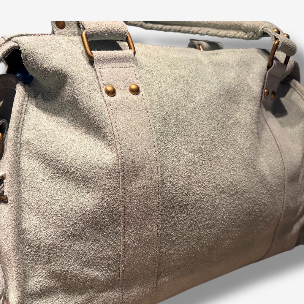 Back to school suede mint green