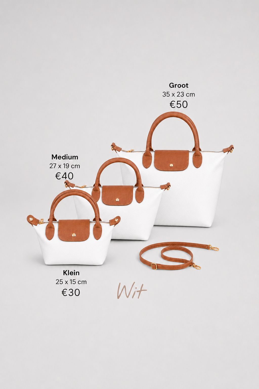 bag noé white S