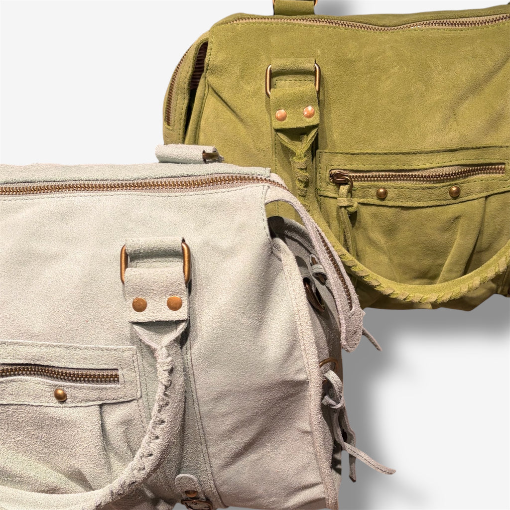 Back to school suede kiwi