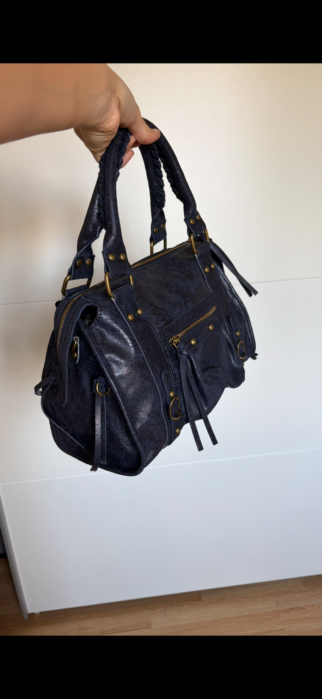 mini bag dark blue