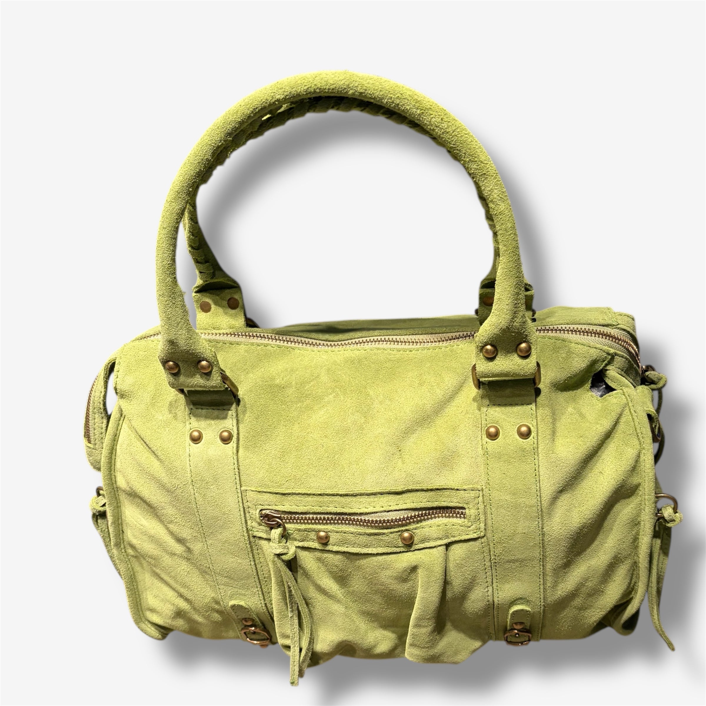 Back to school suede kiwi