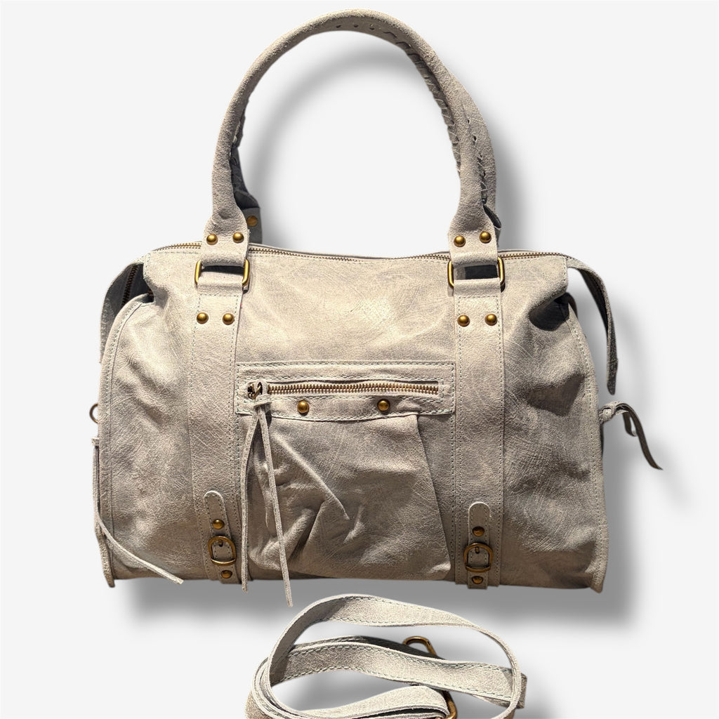 back to school bag light grey