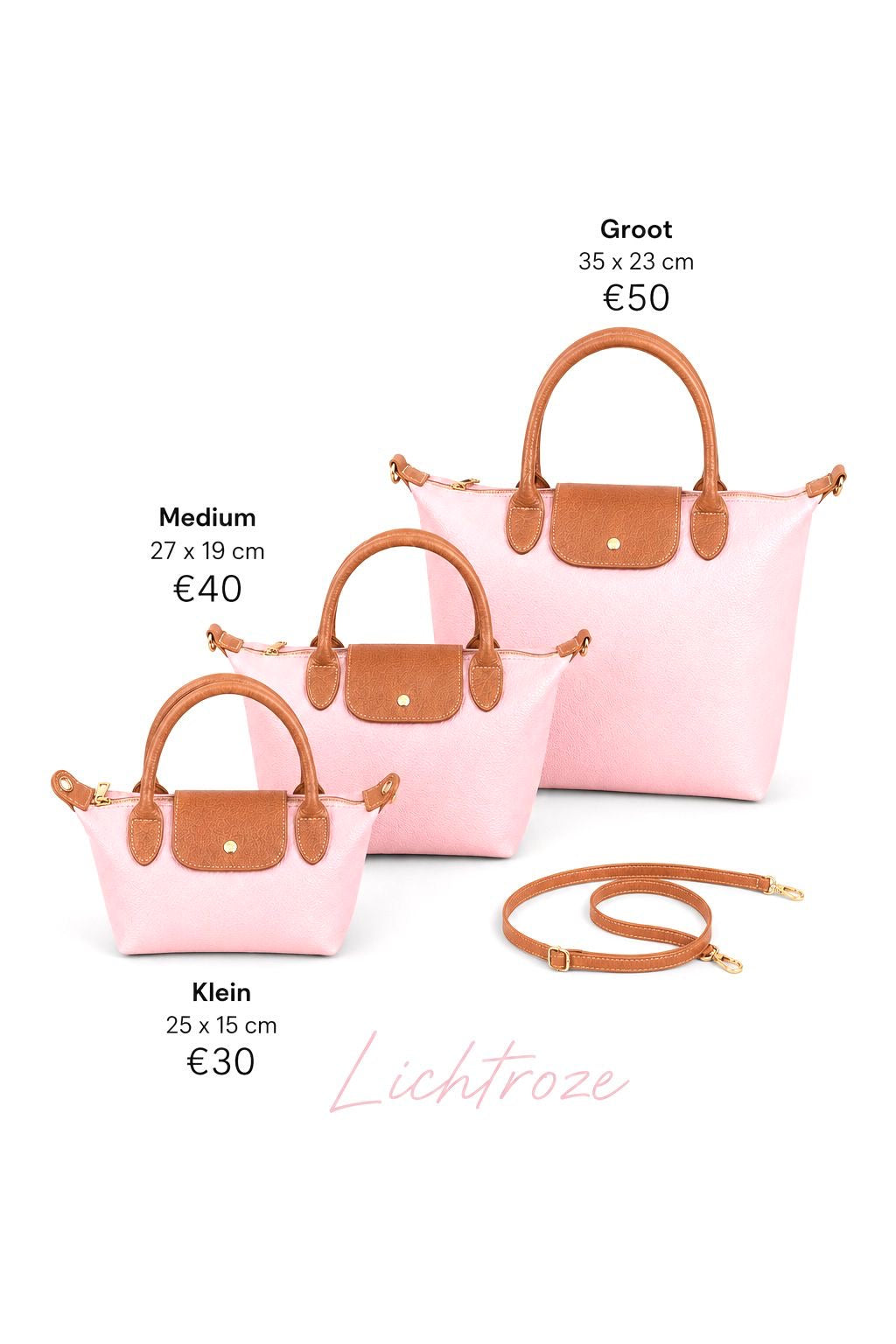 bag noé baby pink M
