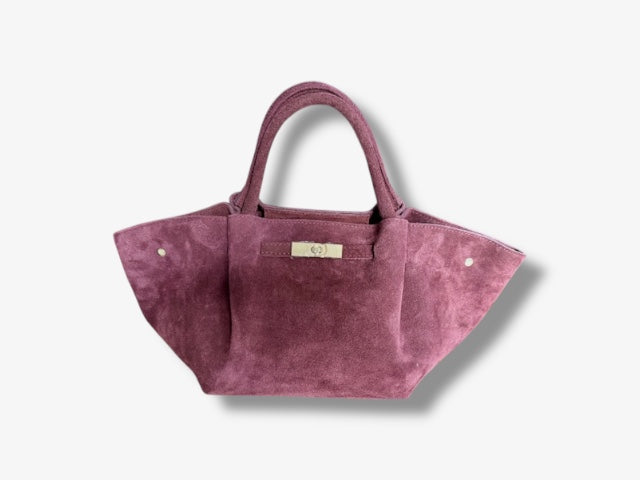 Bag suede bordeaux ‘love’