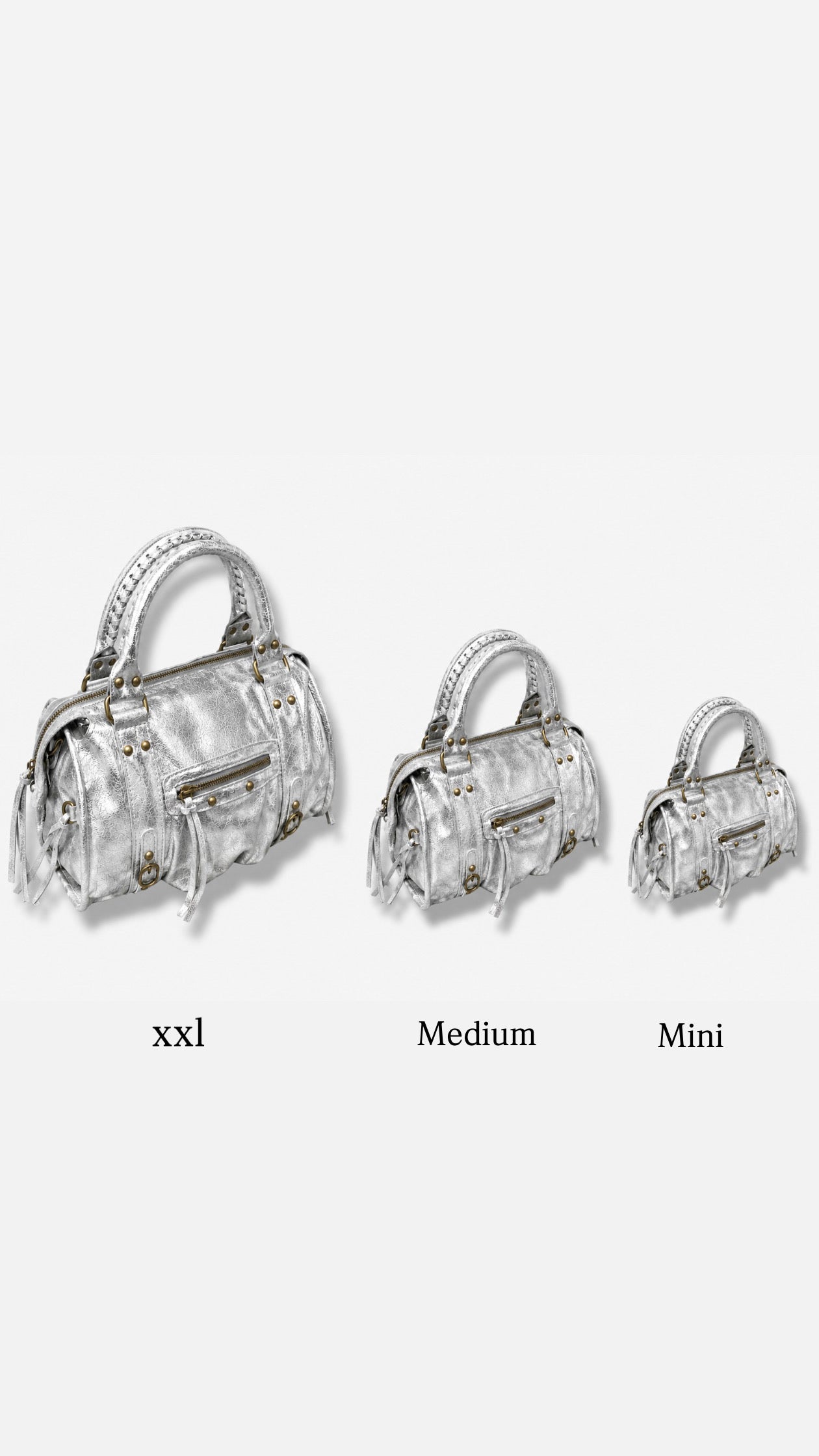 Medium bag silver