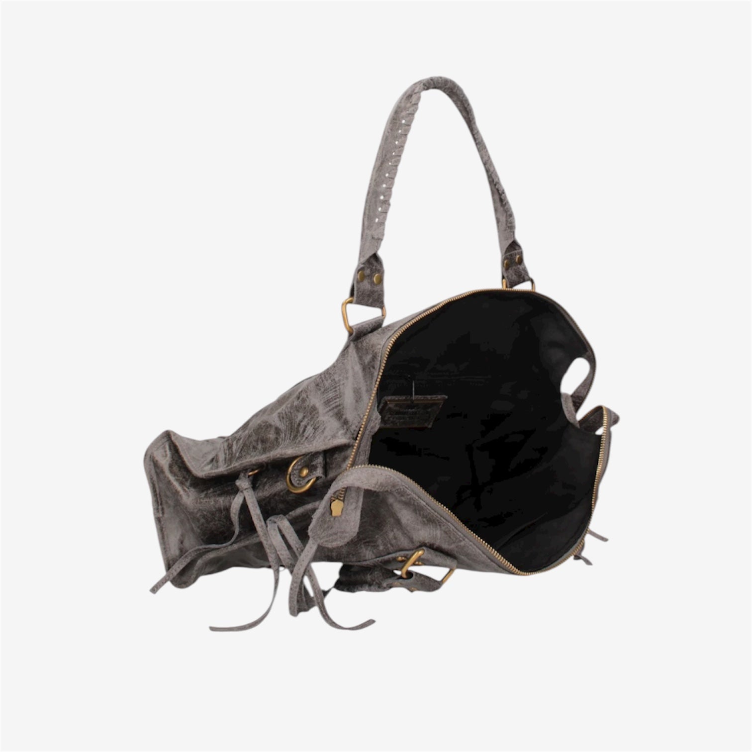 back to school bag grey